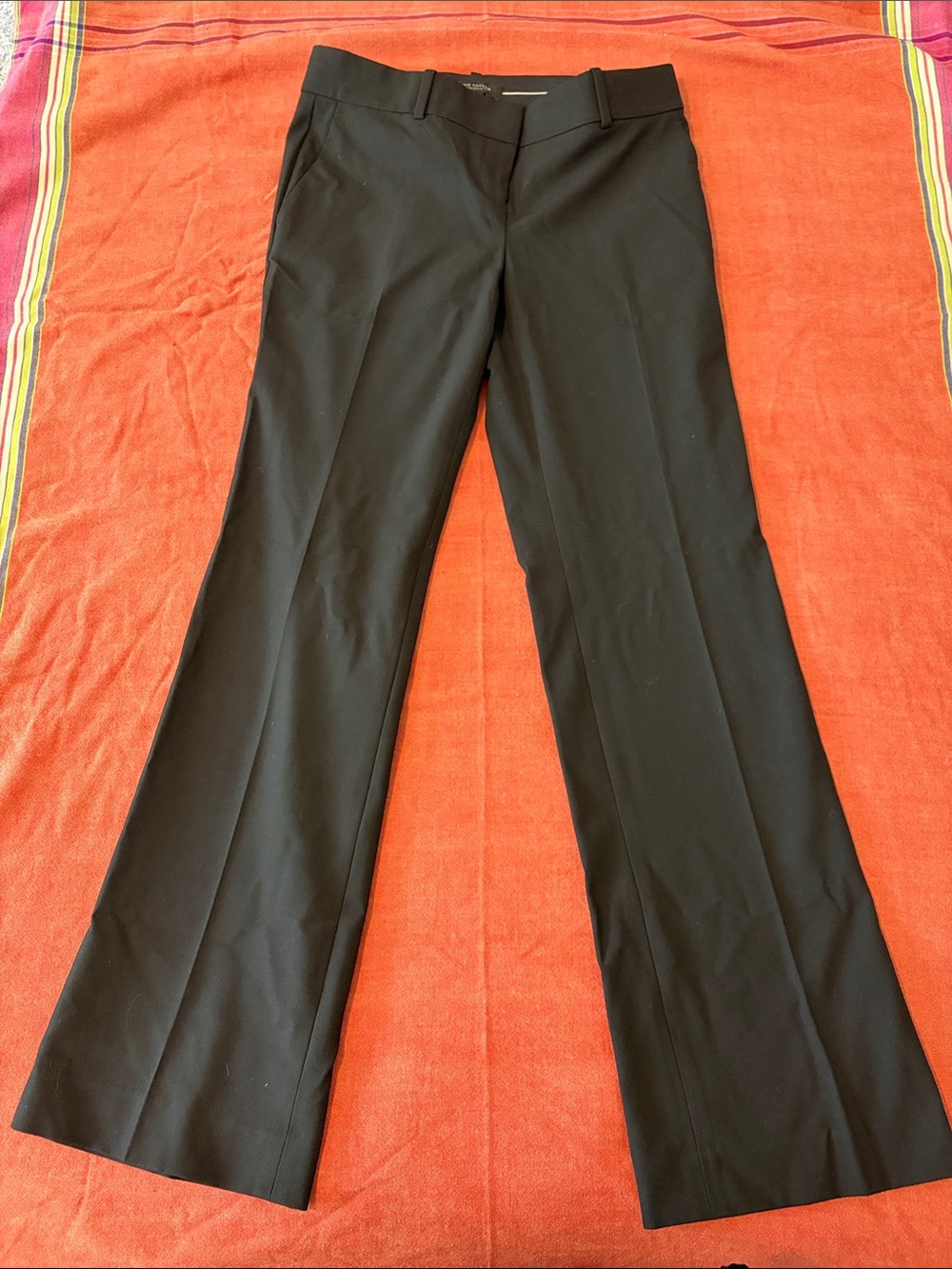 Ann Taylor Black Devin Boot-Cut Dress Pants